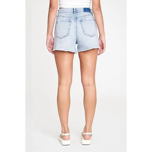 NEW DAZE knockout high rise short in sun kissed vintage