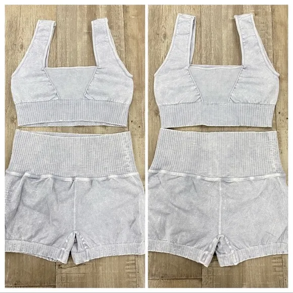 NEW Free People Good Karma Bra &amp; Shorts Set