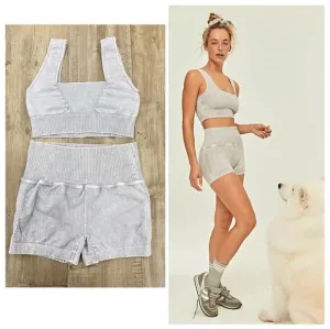 NEW Free People Good Karma Bra &amp; Shorts Set