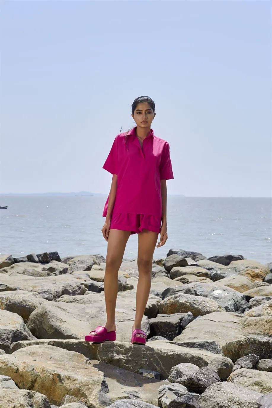 New Season Summer/Fall 24-Shorts PL Cotton Pink-MT PL Shorts-KA Pink-Fashion Edit Mati