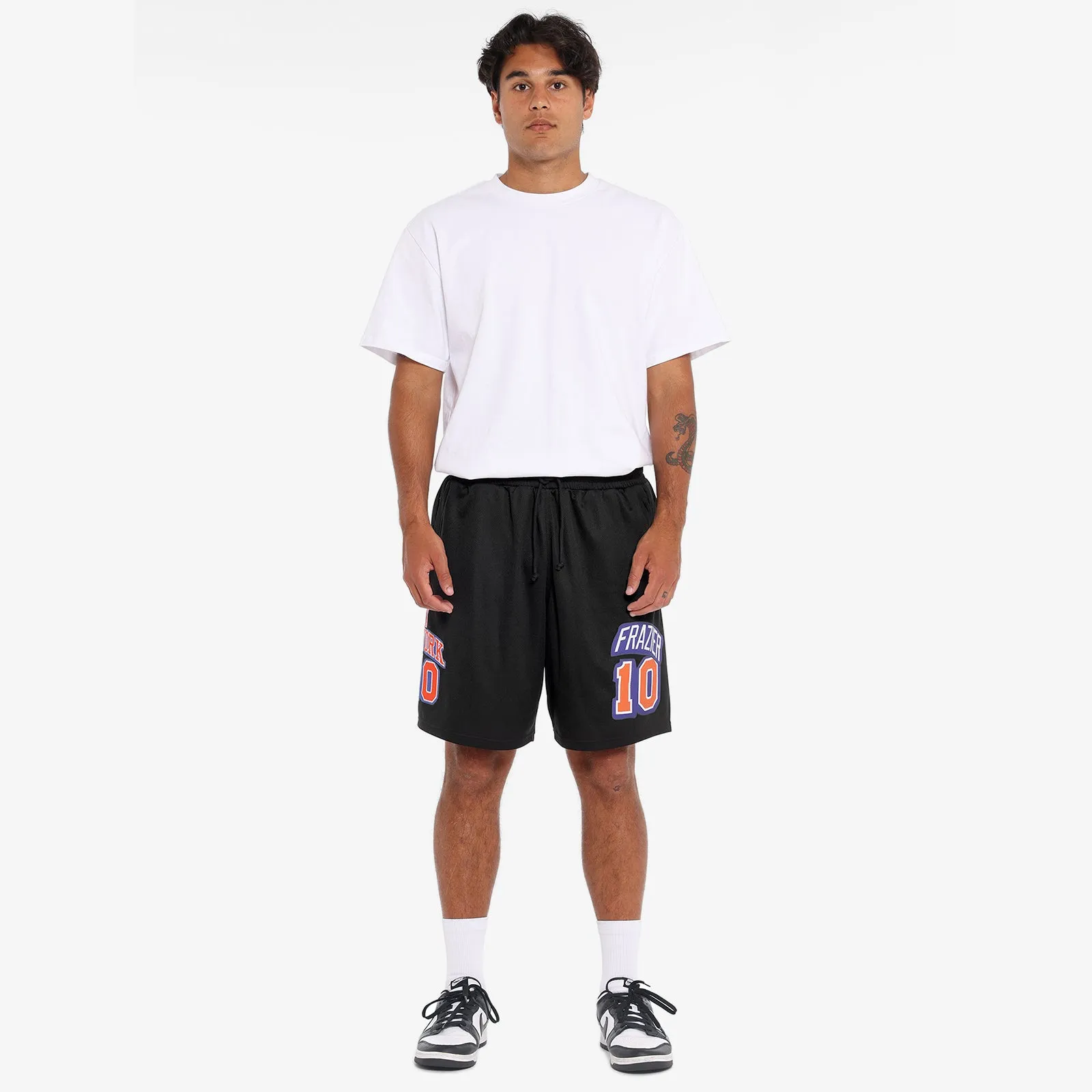 New York Knicks Vintage Jersey Shorts - Faded Black