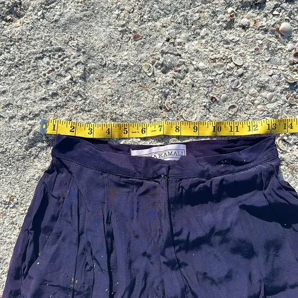 Norma Kamali vintage 1980s Purple shorts.  Very small