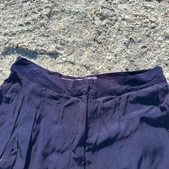 Norma Kamali vintage 1980s Purple shorts.  Very small