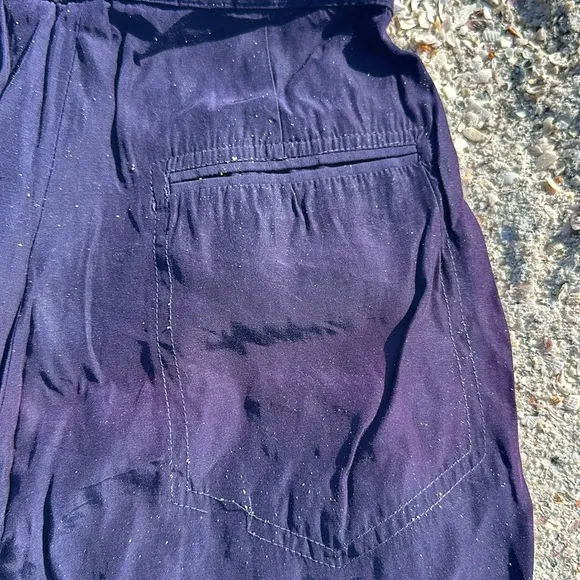 Norma Kamali vintage 1980s Purple shorts.  Very small