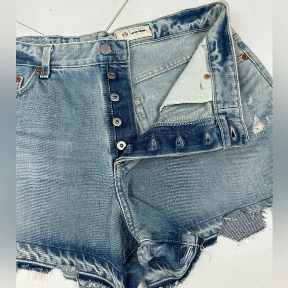 NWT AG-ed Adriano Goldshmied Alexxis High Rise Wedgie Shorts