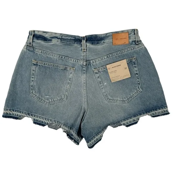 NWT AG-ed Adriano Goldshmied Alexxis High Rise Wedgie Shorts