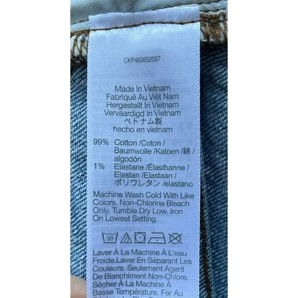 NWT Madewell High-Rise Denim Shorts in Astell Wash: Ripped Edition, Size 32
