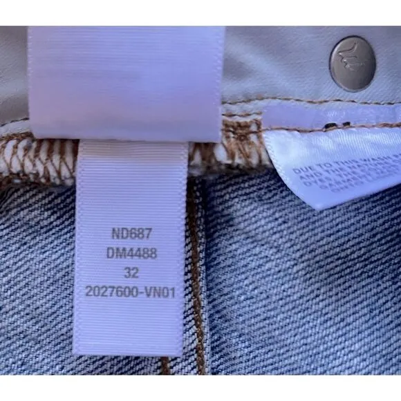 NWT Madewell High-Rise Denim Shorts in Astell Wash: Ripped Edition, Size 32