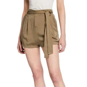 NWT MARION by ETIENNE Front Tie Pleated Shorts…