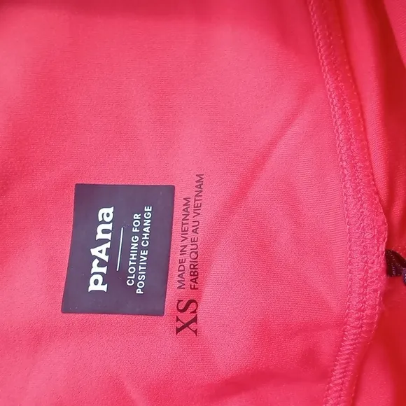 NWT PRANA WOMEN'S ELECTA SHORT II Bike Shorts W/Pockets In Carmine Red