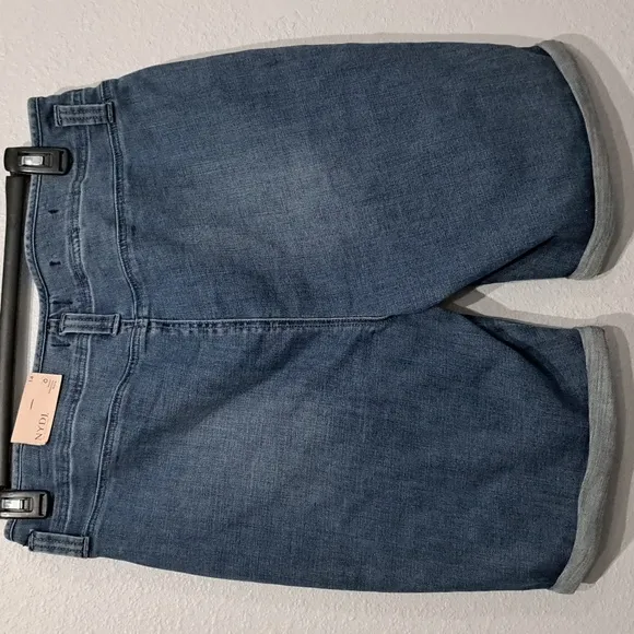 NYDJ High-Rise Ella Shorts w/ Binding Detail