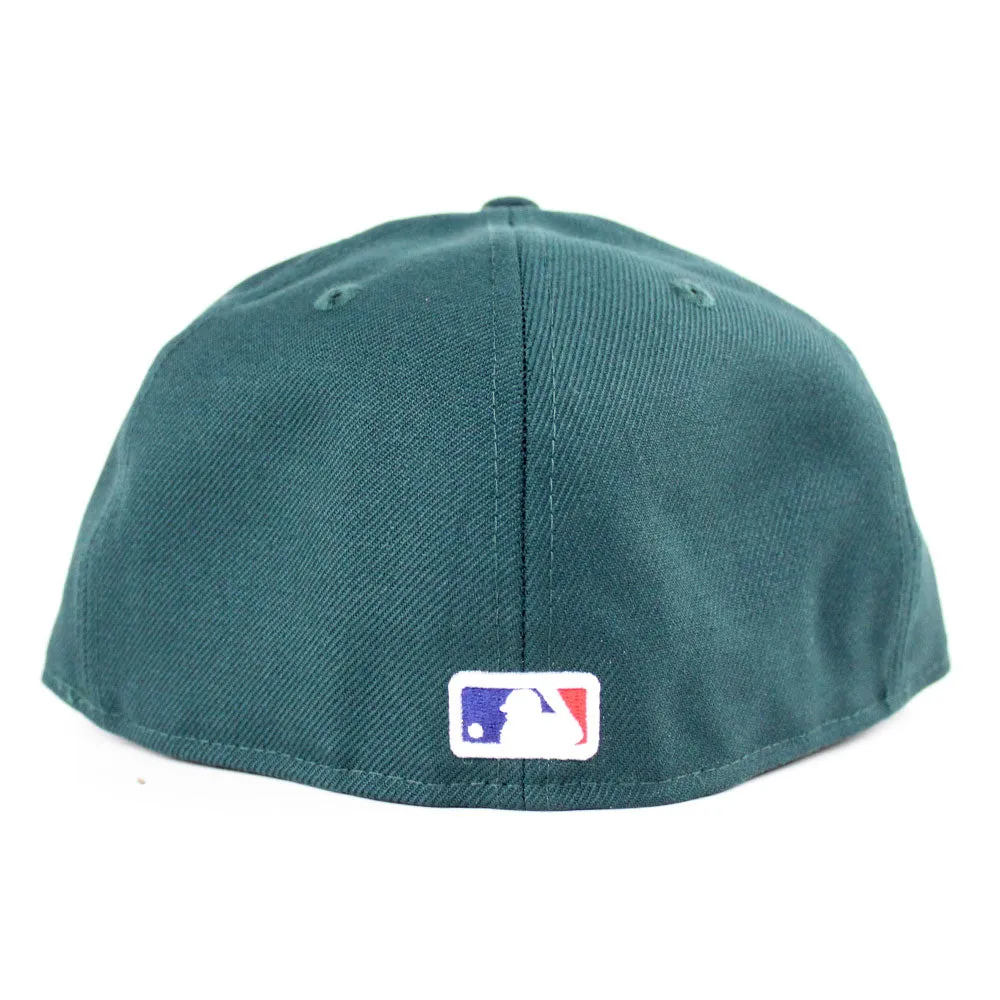 Oakland Athletics New Era 59Fifty Fitted Hat (Team Color Pink Under Brim)