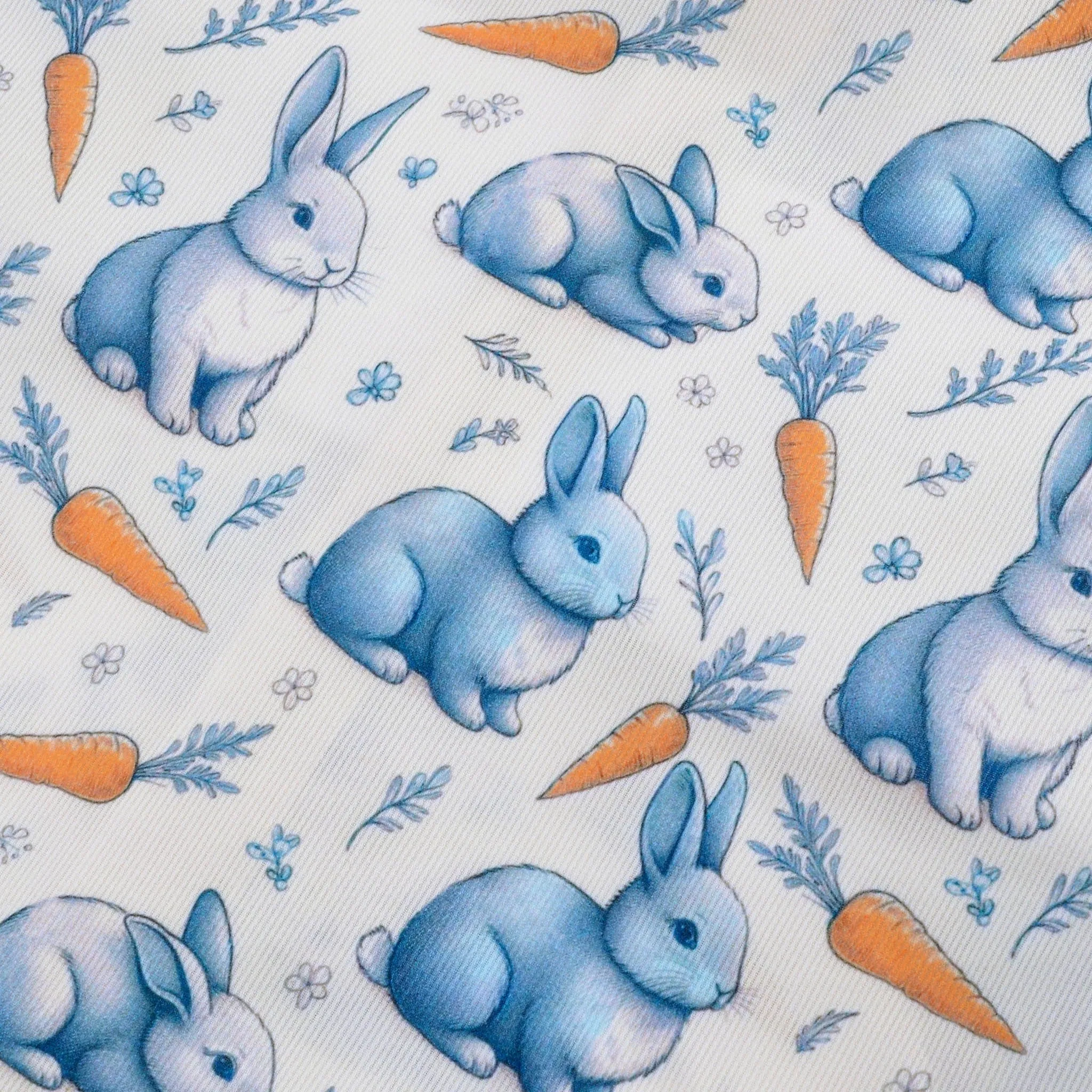 Ocean Baby Boys Blue And Cream Bunny Themed Pyjama Set (3M-5Yrs) Pjs