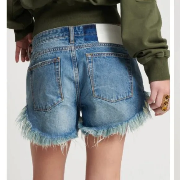 ONE TEASPOON PACIFICA BONITAS LOW WAIST DENIM SHORTS