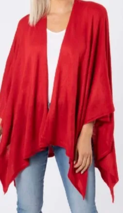 Open Front Sweater Wrap