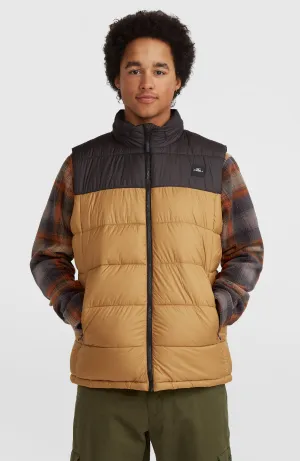 O'Riginals Steppweste | Rich Caramel Colour block