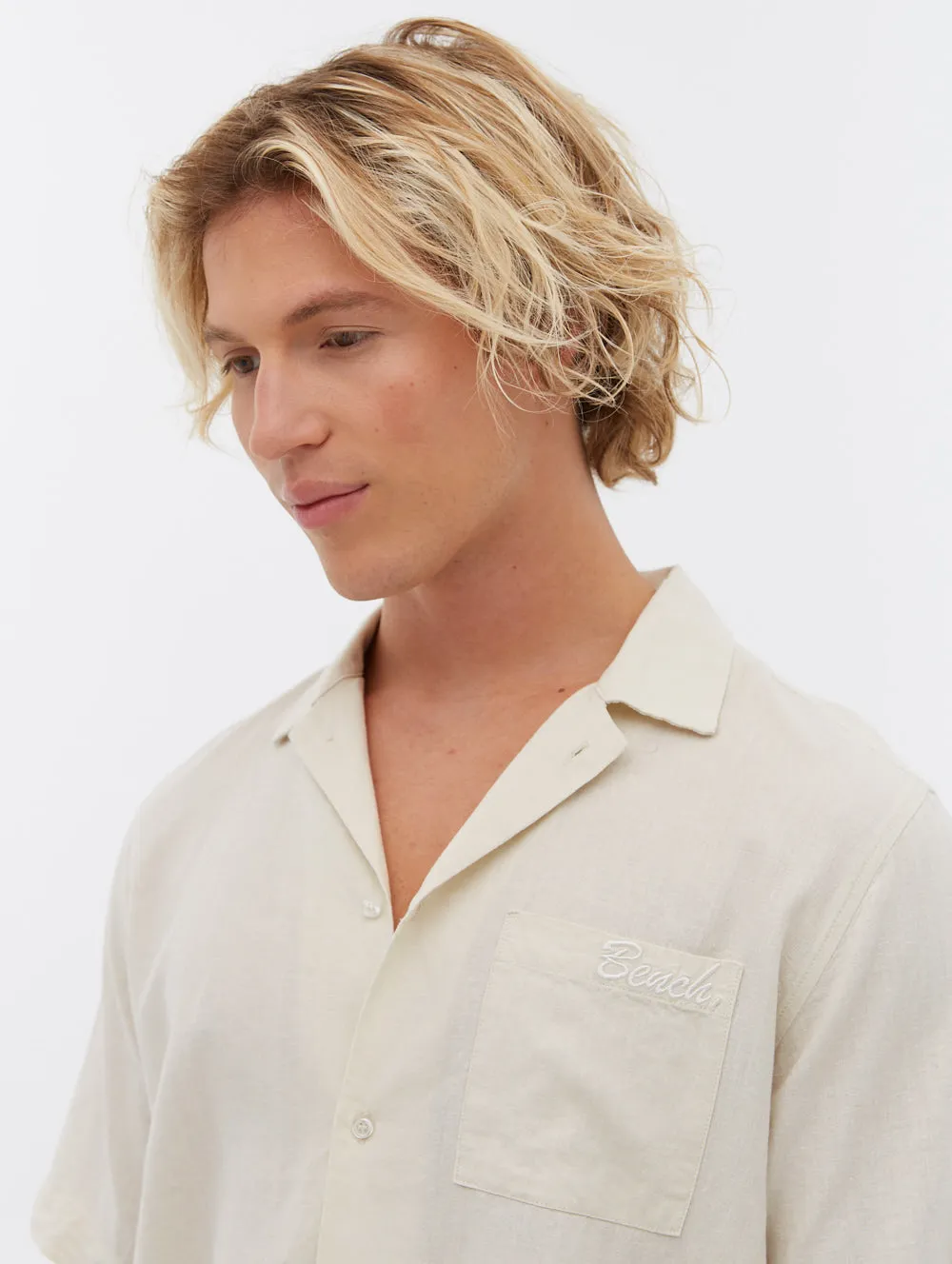 Osborne Open Collar Short Sleeve Shirt