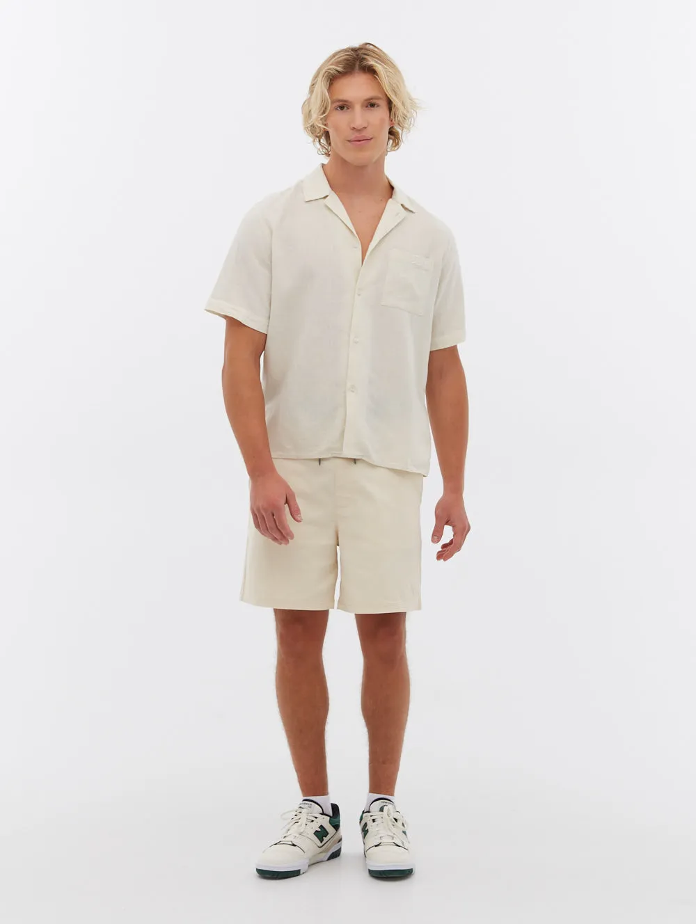 Osborne Open Collar Short Sleeve Shirt