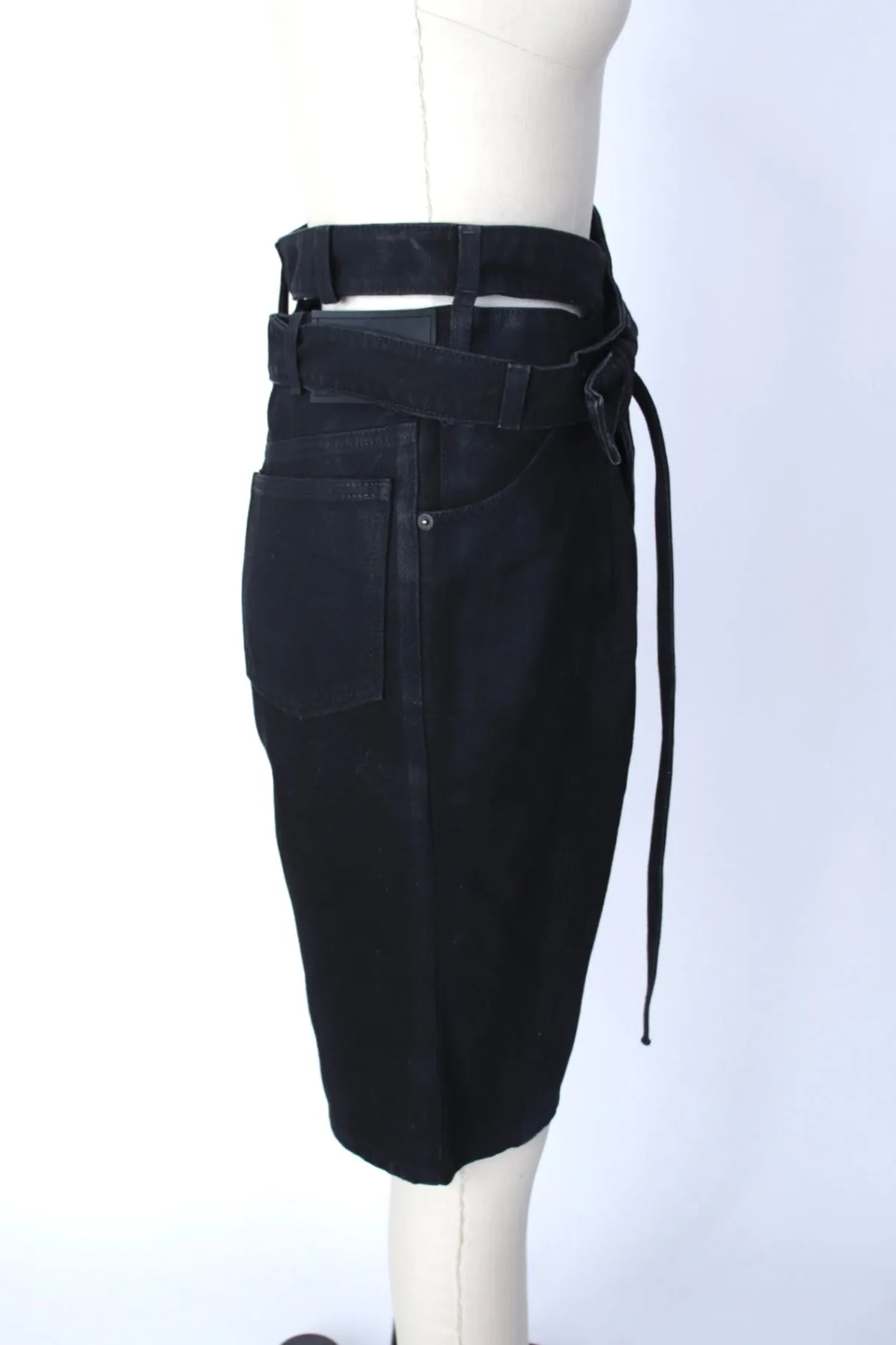 Ottolinger Denim Cut-Out Shorts