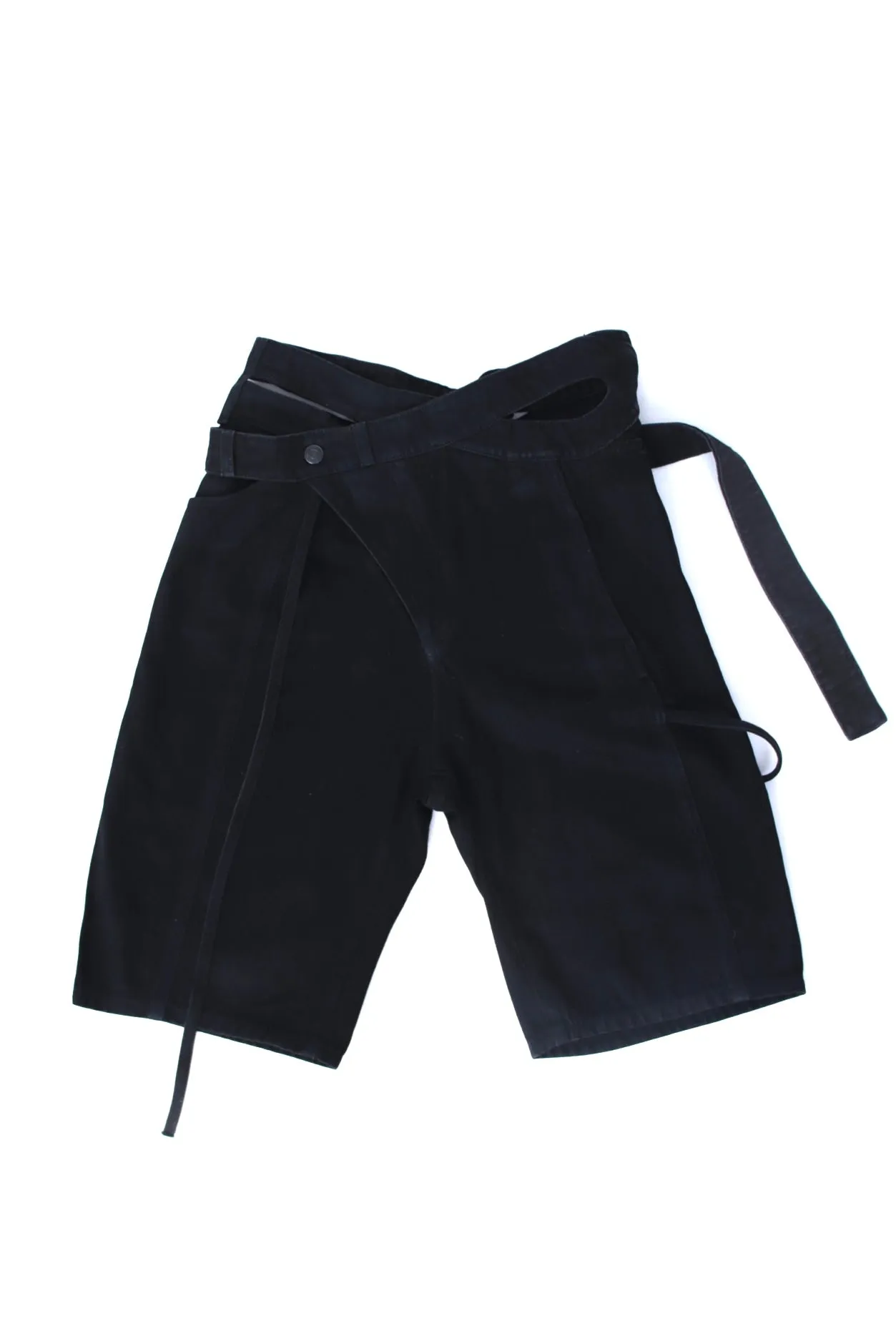 Ottolinger Denim Cut-Out Shorts