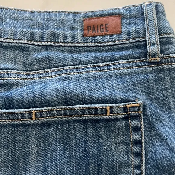 Paige Jimmy jimmy denim shorts in Begonia color. Size 30 in EUC.