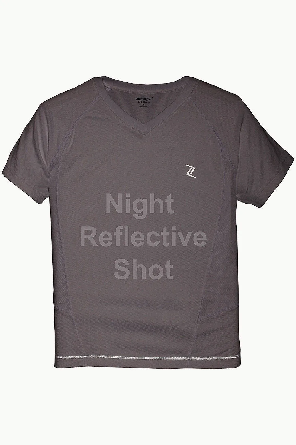 Performance Wear V Neck With Side Panel Stitch