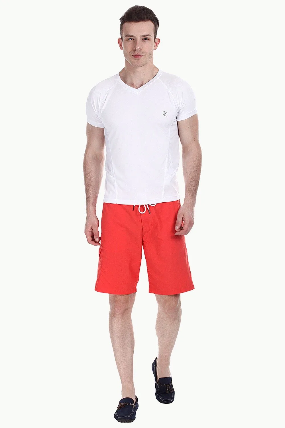 Performance Wear V Neck With Side Panel Stitch