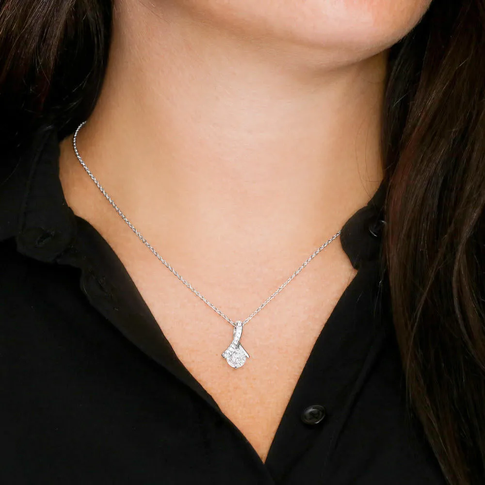 Personalized To The Best Mother-In-Law Alluring Luxury Necklace