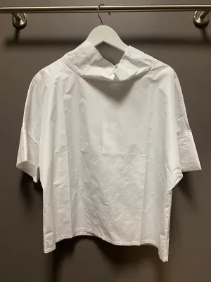 Peter O. Mahler Papertouch Crash Pullover Blouse White