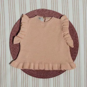 Pink Ruffle Top by Birinit Petit