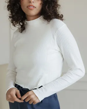Plain Long Sleeves  Basic Top