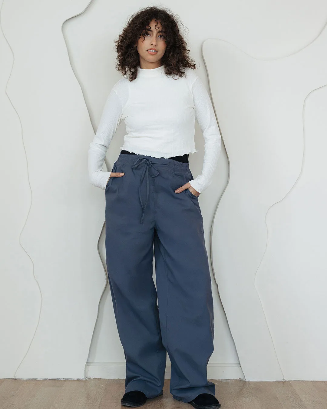 Plain Long Sleeves  Basic Top