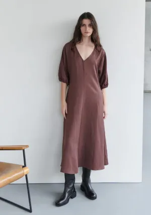 Pol Clothing - Focus Dress - Chocolate