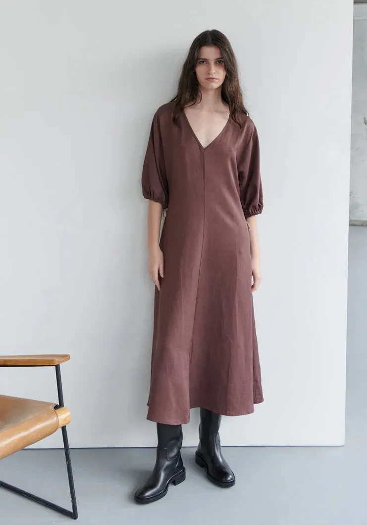 Pol Clothing - Focus Dress - Chocolate