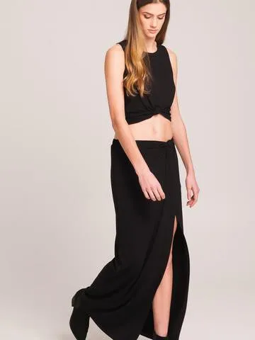 Press Knotted Top | Black