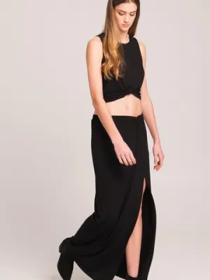 Press Knotted Top | Black