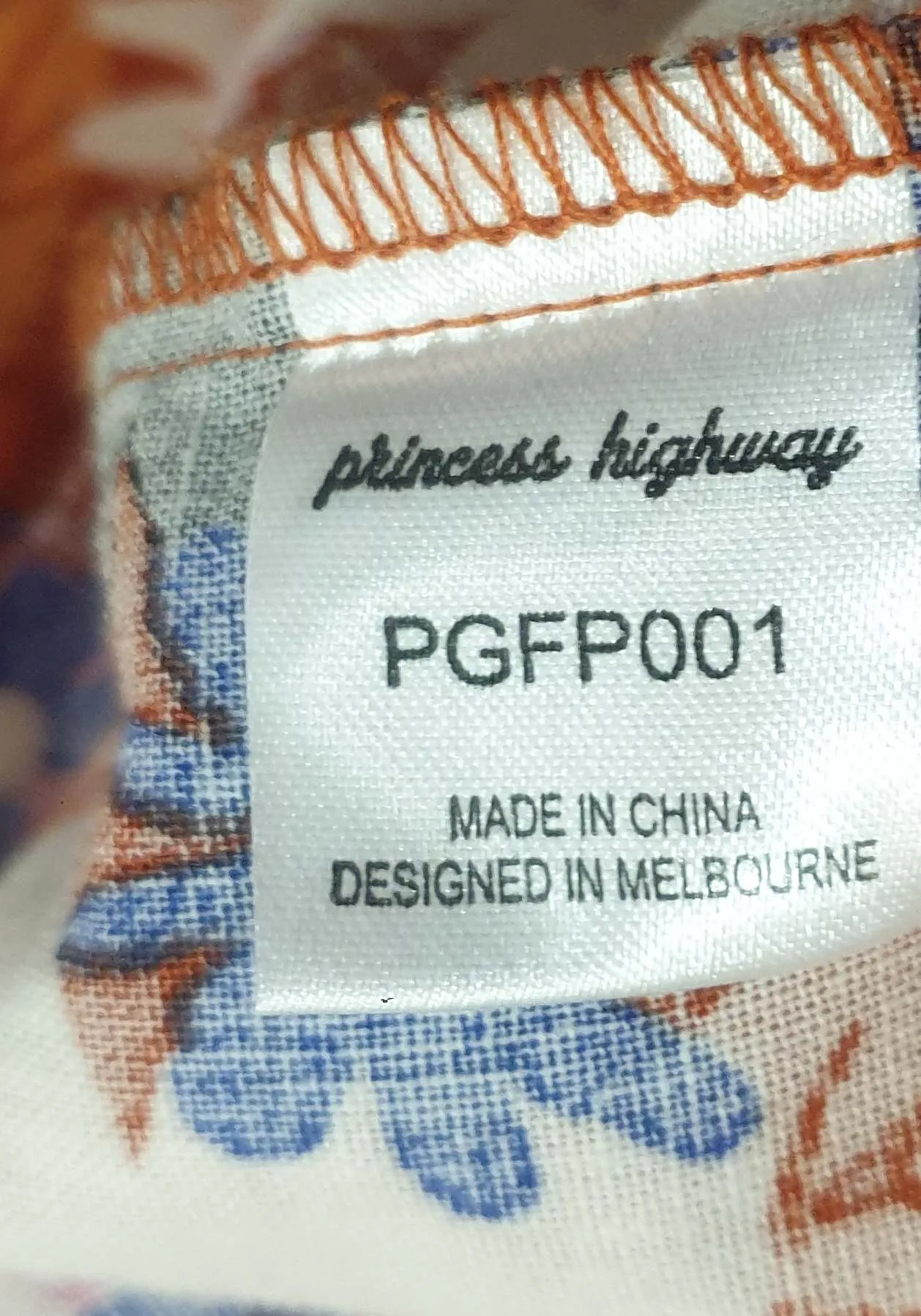 Princess Highway pink-based flower print top size 16