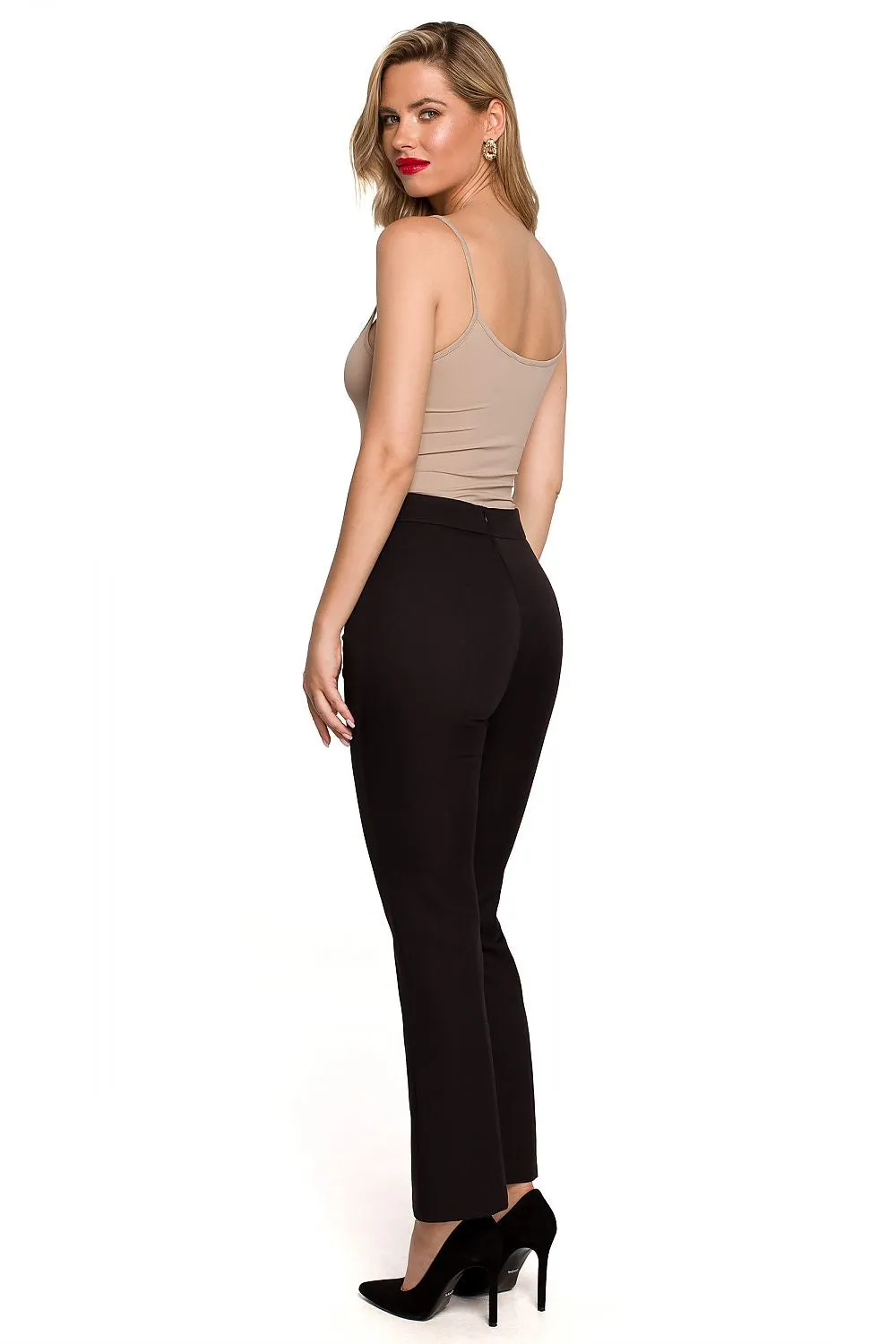 Profiling Cut Luxe Fitted Trousers