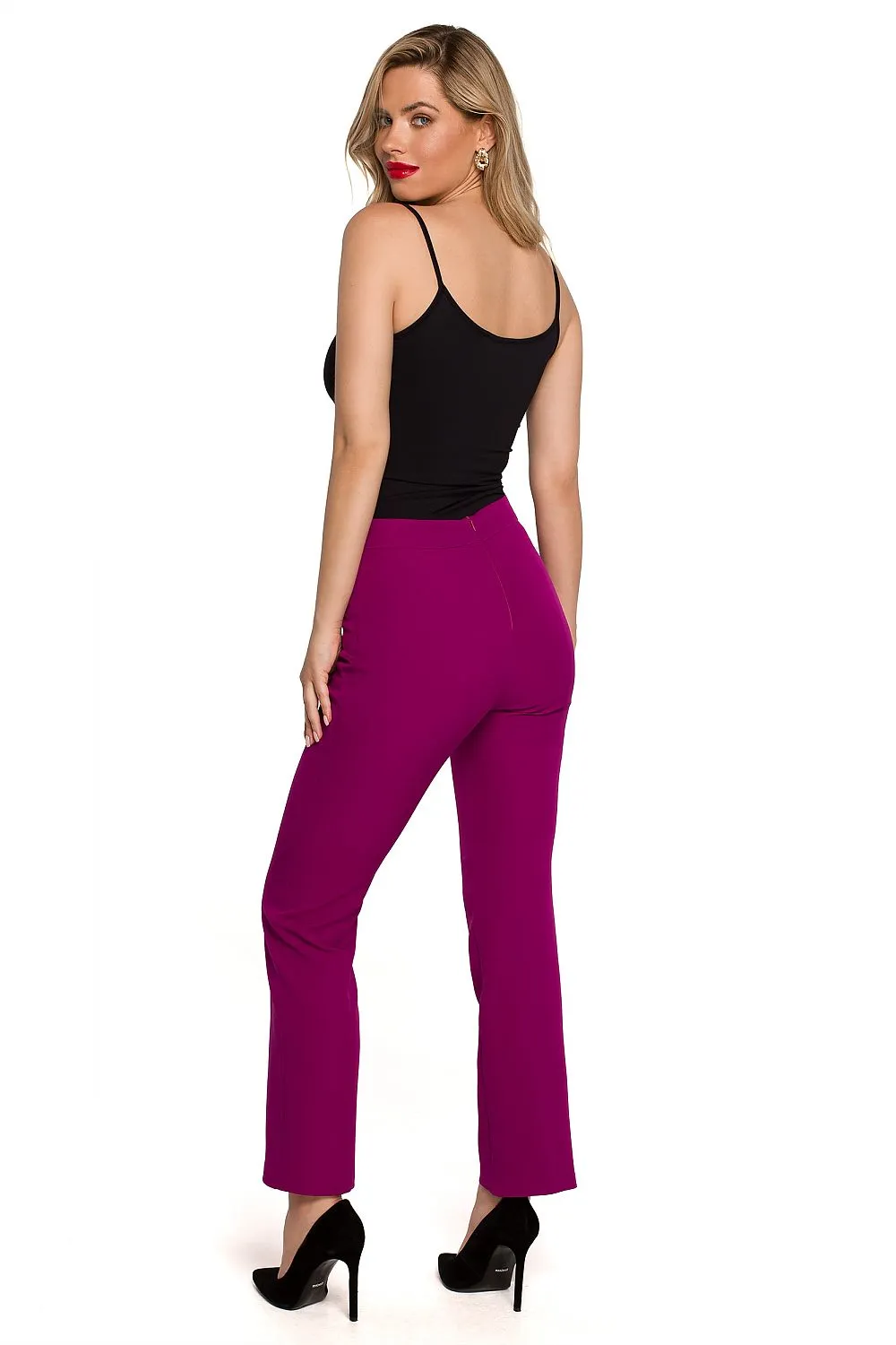 Profiling Cut Luxe Fitted Trousers