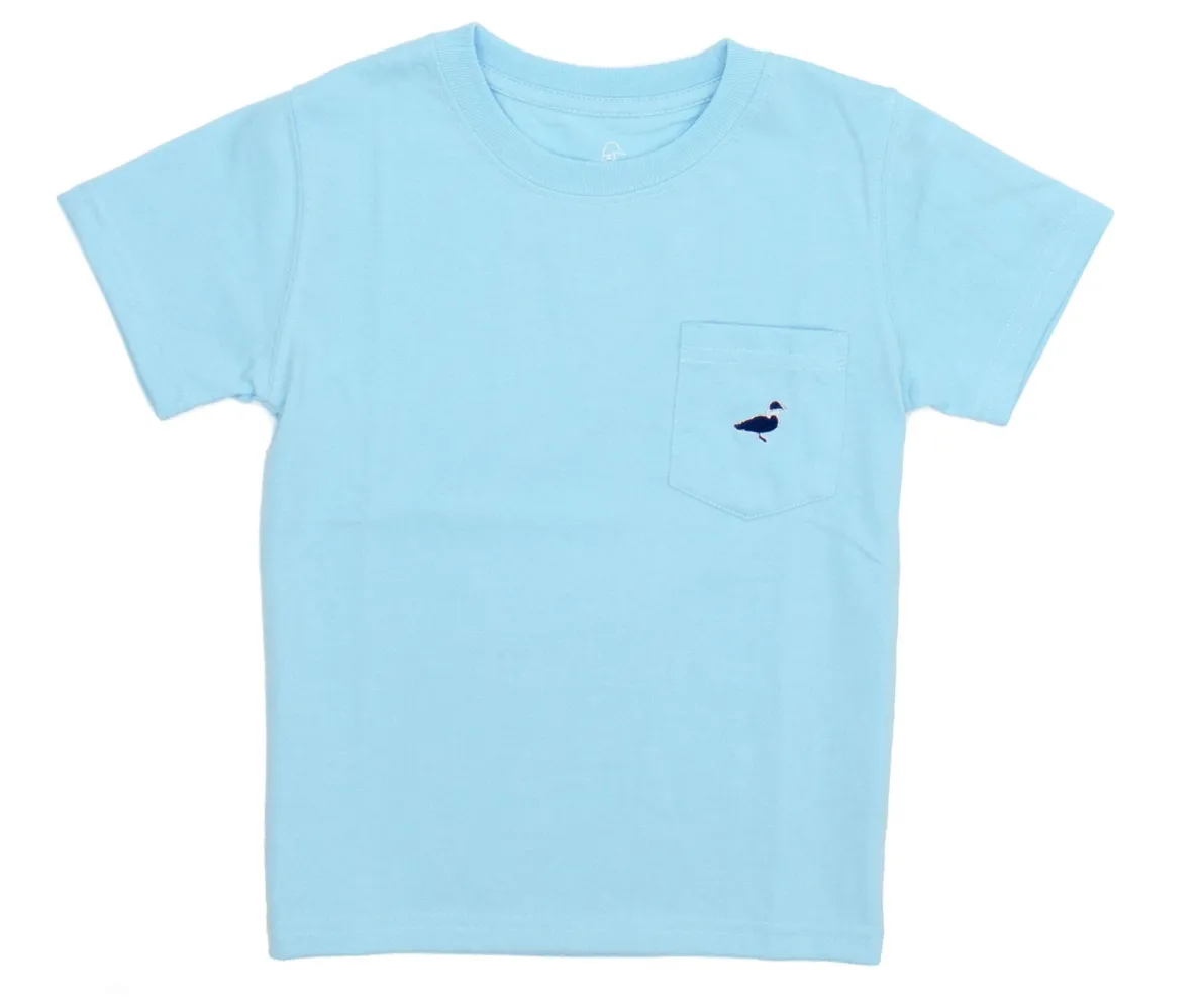 Properly Tied Boys Parker Pocket Tee SS - Powder Blue
