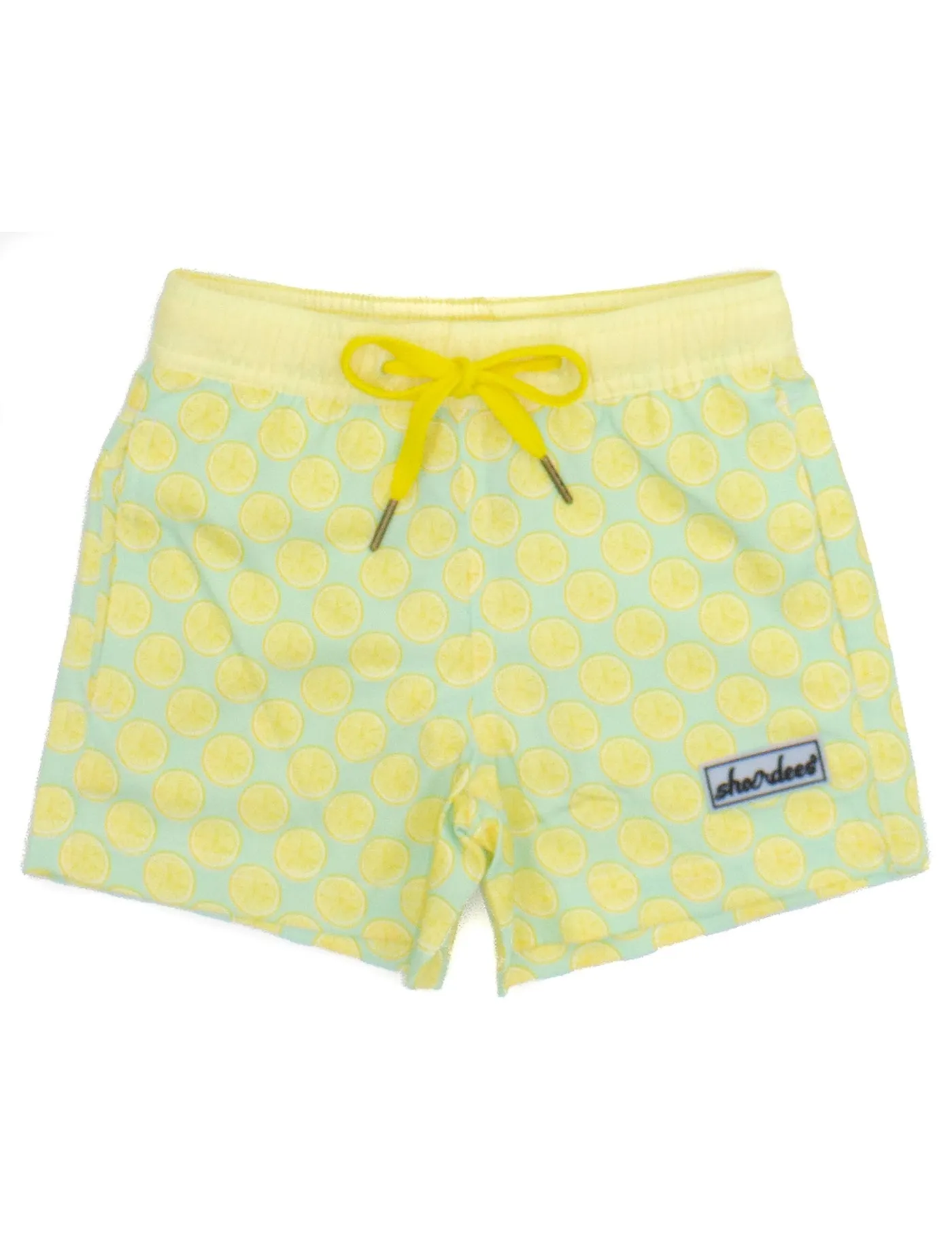 Properly Tied Boys Shordees Swim - Lemon