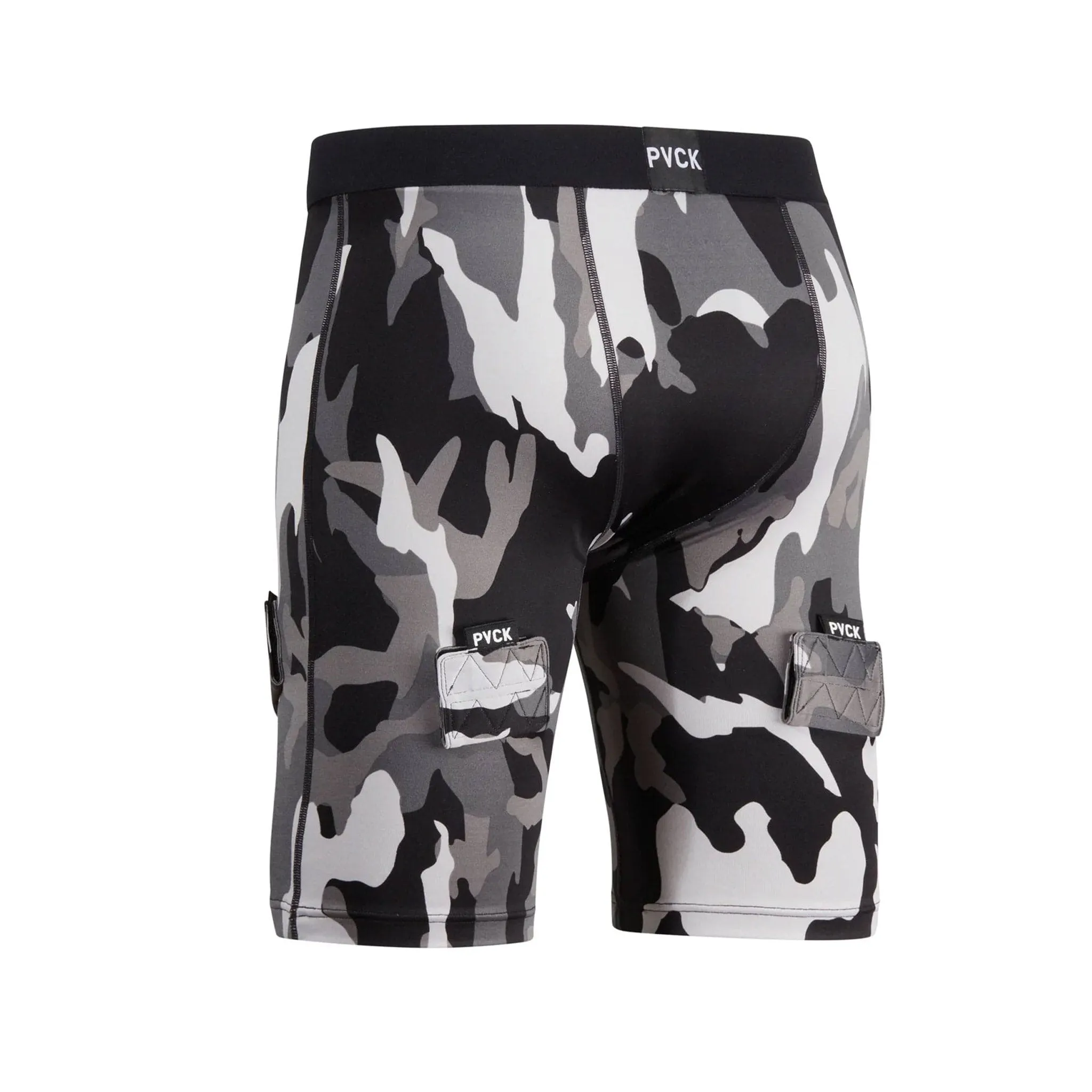 PVCK Senior Compression Jock Shorts - Grey Camo