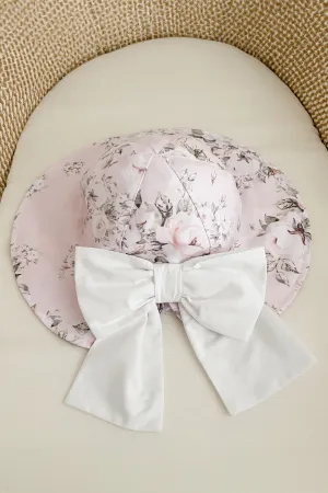 "Blossom" Pink Floral Sun Hat