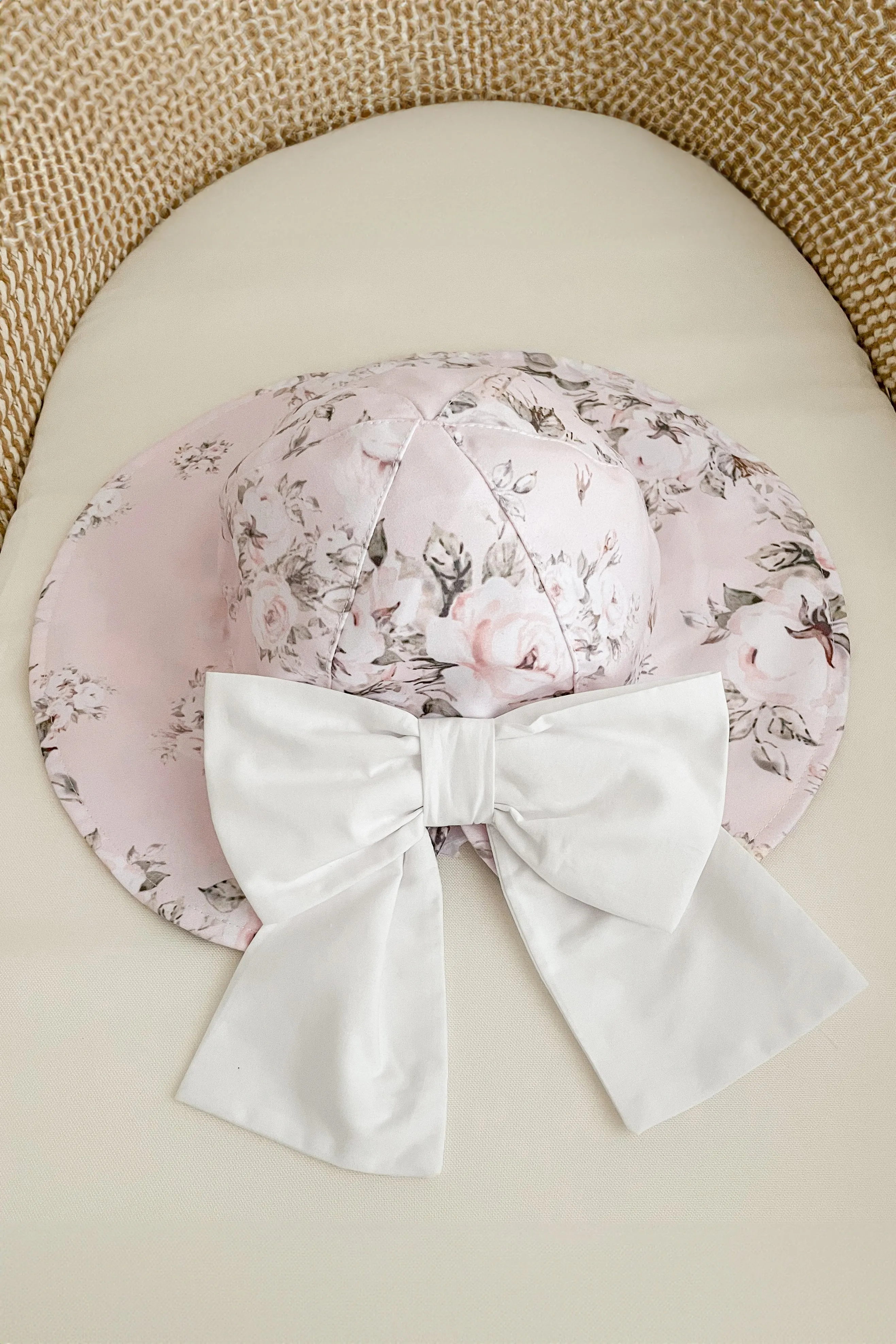 "Blossom" Pink Floral Sun Hat