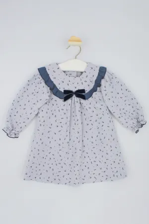 "Jasmine" Powder Blue Floral Dress