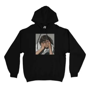 "Minerva" Basic Hoodie Black