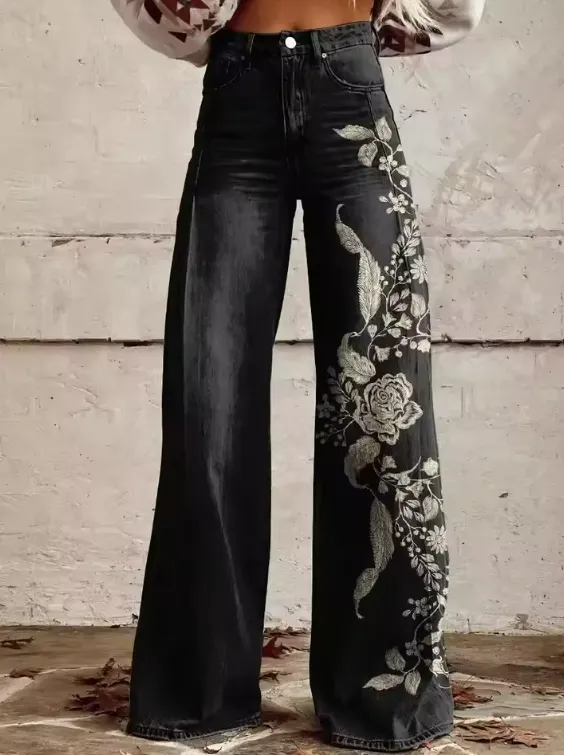Rafaella | Boho Wide-Leg Pants