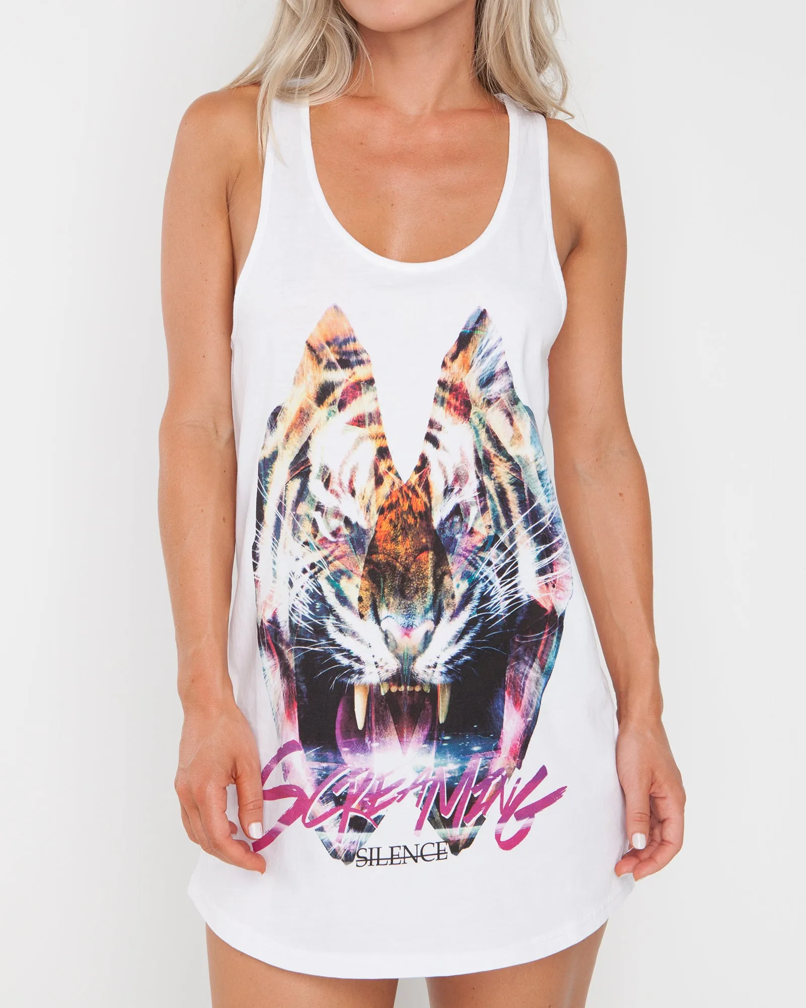Rahhhh White Singlet