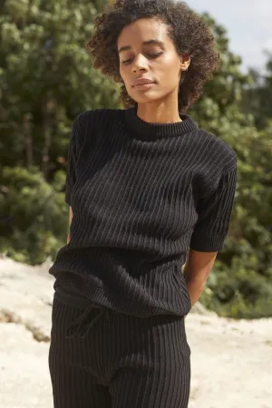 Rue Stiic Pamela Knit Tee (Black)