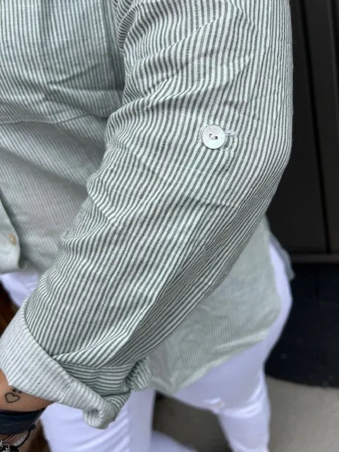 SALT & SAGE BUTTON DOWN